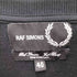 ラフシモンズ RAF SIMONS 異素材切替刺繍ロゴスウェットシャツ メンズ US:40