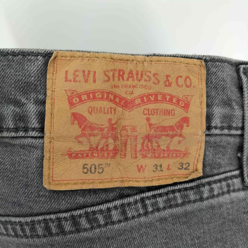 リーバイス Levis 505 ボタン裏 309 刻印 WARM 保温 5ポケット ジップフライ デニム パンツ メンズ W31 L32