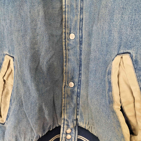 Calofornia outer wear 両面刺繍デニムスタジャン メンズ XL