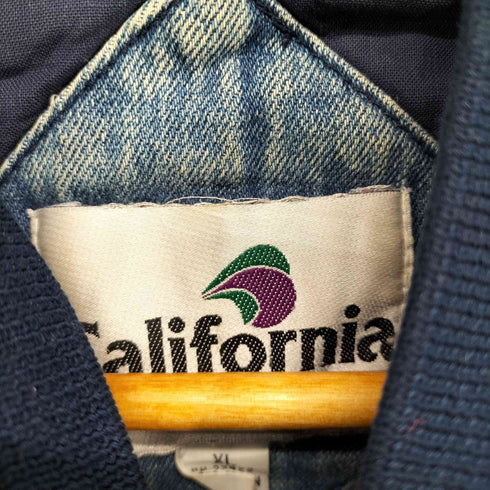 Calofornia outer wear 両面刺繍デニムスタジャン メンズ XL