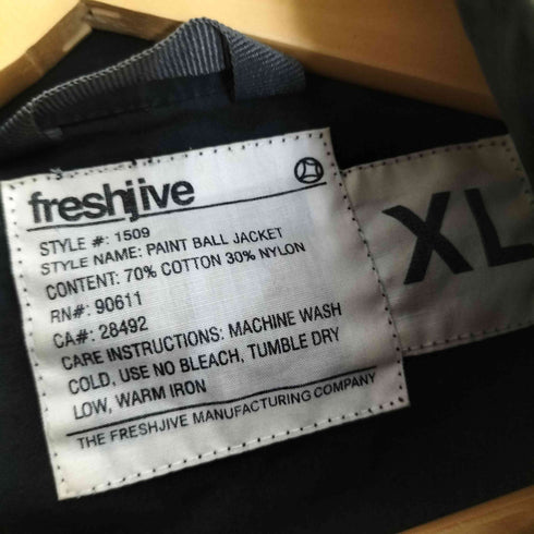 フレッシュジャイブ FRESHJIVE PAINT BALL JACKET ペイント ボール ジャケット メンズ import:XL
