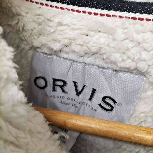 オービス ORVIS 裏地フリースハーフジップトップス メンズ M