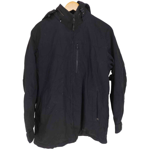 ウェザープルーフ WEATHERPROOF フロントレイヤードデザインフーデッドジップブルゾン メンズ M
