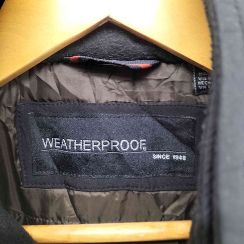 ウェザープルーフ WEATHERPROOF フロントレイヤードデザインフーデッドジップブルゾン メンズ M