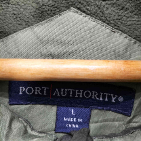 ポートオーソリティ Port Authority 企業ロゴ刺繍マウンテンジャケット メンズ L