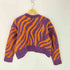 ザラ ZARA ゼブラ柄ニットセーター レディース import:M