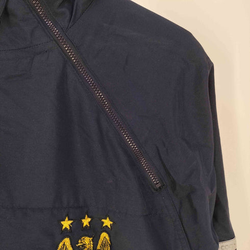 ルコック スポルティフ le coq sportif サッカー チームロゴ刺繍 変形ジップ プルオーバー ジャケット メンズ import:S