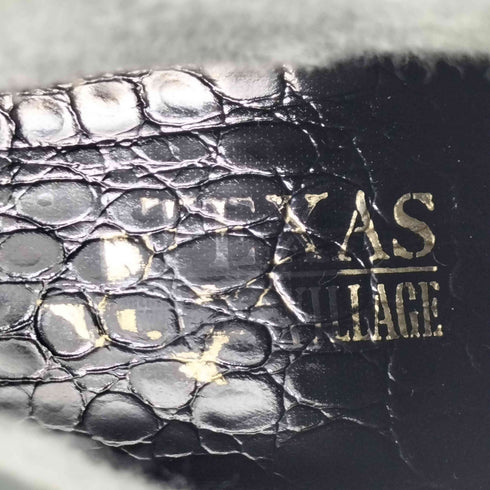 TEXAS VILLAGE レザー ウエスタン ショートブーツ レディース 23 1/2