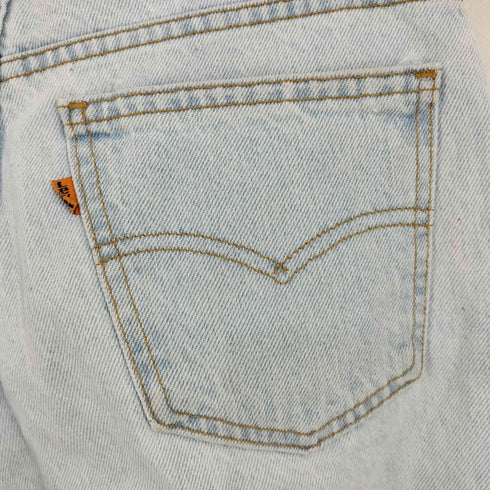 リーバイス Levis 90s 93年11月製 MADE IN USA オレンジタブ STUDENT 560 ジッパーフライデニムパンツ ボタン裏581 レディース W28L 28