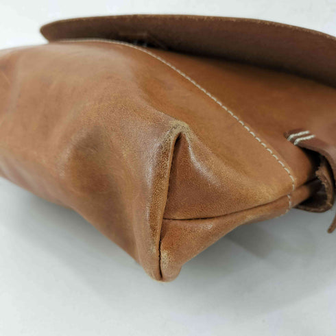 H 1203 MANO FECE レザーショルダーバッグ レディース