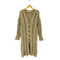 ザラ ZARA CABLE KNIT TORN COAT ケーブルニットトーンコート レディース import:M