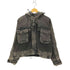 ザラ ZARA limited edition コントラストフード付きデニムジャケット メンズ import:M