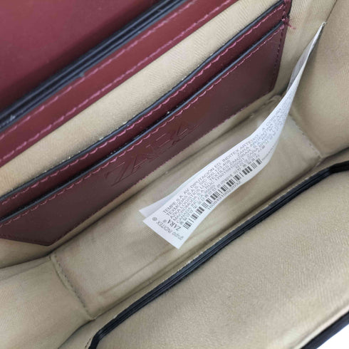 ザラ ZARA メタリックディテール チェーンショルダーバッグ レディース import:M