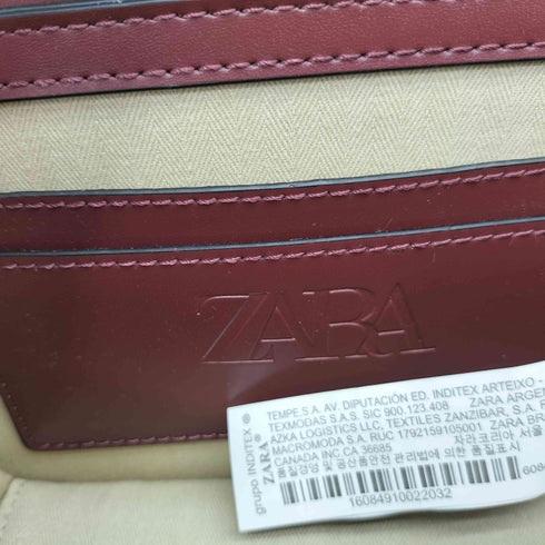 ザラ ZARA メタリックディテール チェーンショルダーバッグ レディース import:M