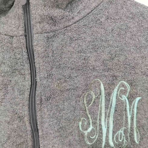ハリトン HARRITON 刺繍ハーフジップフリース メンズ S
