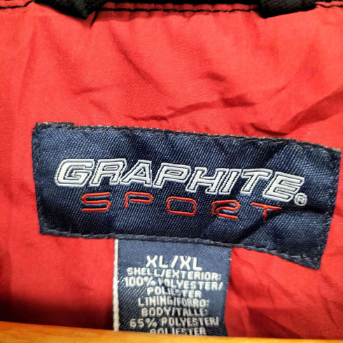 GRAPHITE SPORT バイカラージップブルゾン メンズ XL
