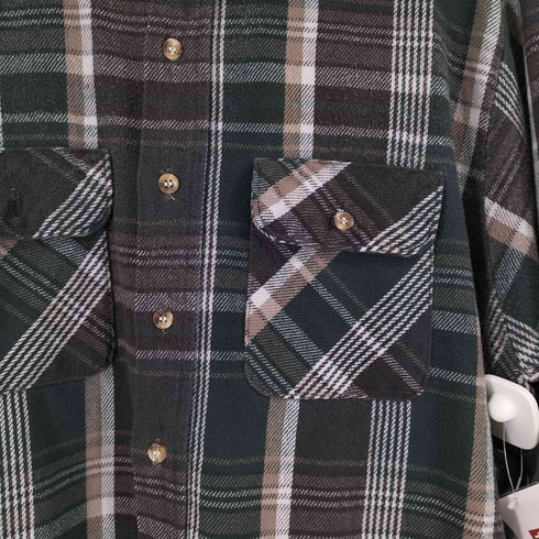 ファイブブラザー FIVE BROTHER 90S 両胸フラップポケット フランネルシャツ メンズ JPN:XL