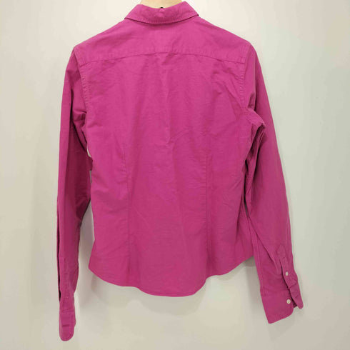 ラルフローレン RALPH LAUREN SLIM FIT ポニー刺繍 L/S BDシャツ レディース US:8