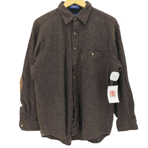 ペンドルトン PENDLETON TRAIL SHIRT エルボーパッチ ウールトレイルシャツ メンズ import:XL
