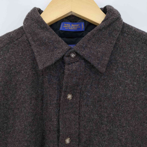 ペンドルトン PENDLETON TRAIL SHIRT エルボーパッチ ウールトレイルシャツ メンズ import:XL
