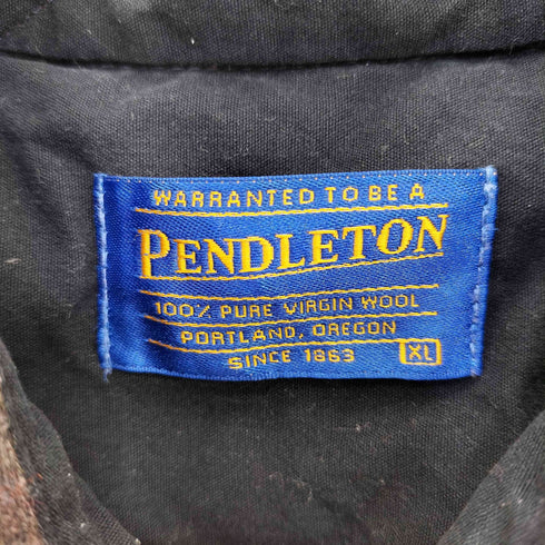 ペンドルトン PENDLETON TRAIL SHIRT エルボーパッチ ウールトレイルシャツ メンズ import:XL