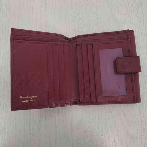 サルヴァトーレフェラガモ Salvatore Ferragamo イタリア製 ガンチーニ 二つ折り財布 レディース