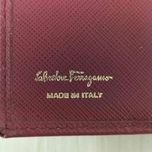 サルヴァトーレフェラガモ Salvatore Ferragamo イタリア製 ガンチーニ 二つ折り財布 レディース