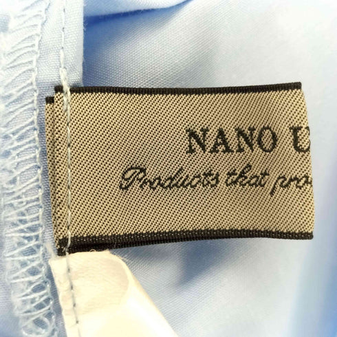 ナノユニバース NANO universe ベーシックワイドシルエットシャツ レディース FREE