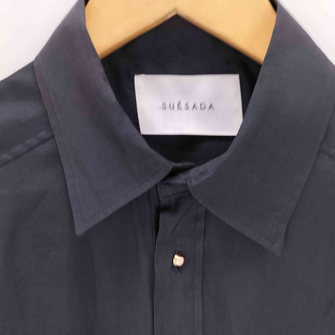 SUESADA 金具ボタン ポリエステルシャツ レディース 1