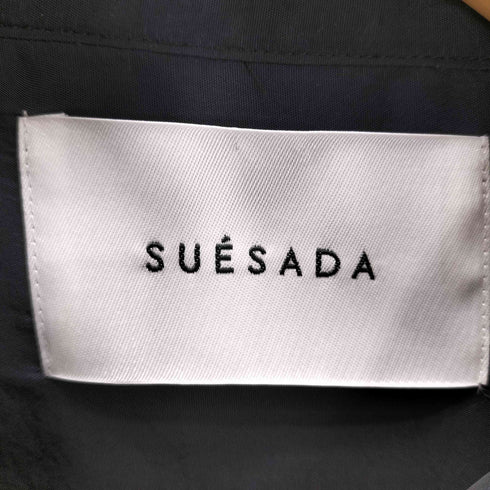 SUESADA 金具ボタン ポリエステルシャツ レディース 1