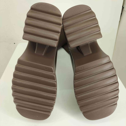バックジップ エコレザー ロングブーツ レディース JPN:23