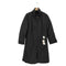 ANNA BASSANI MADE IN ITALY ステッチワーク ダブルジップ 中綿ロングコート レディース EUR:44