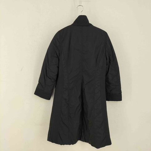 ANNA BASSANI MADE IN ITALY ステッチワーク ダブルジップ 中綿ロングコート レディース EUR:44