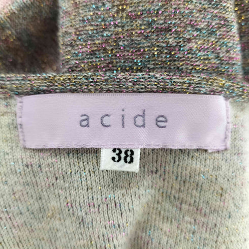 acide ラメ加工 タンクトップ レディース 38