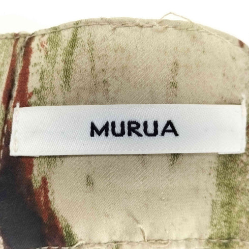ムルーア MURUA タックギャザーマキシプリントスカート レディース FREE