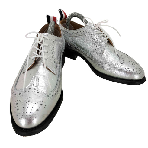 トムブラウン THOM BROWNE ウィングチップ レースアップシューズ レディース 37