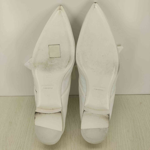ジルサンダー JIL SANDER ポインテッドトゥ リボンパンプス レディース 40