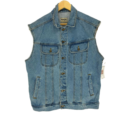 ラングラー Wrangler 90S 袖カットオフデニムジャケット メンズ L