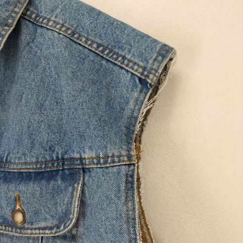 ラングラー Wrangler 90S 袖カットオフデニムジャケット メンズ L