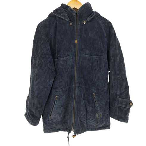 NY JEANS フード付きコーデュロイジップブルゾン メンズ XS