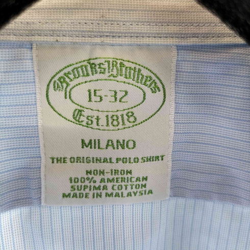 ブルックスブラザーズ BROOKS BROTHERS Est.1818 MILANO BD L/S ストライプシャツ メンズ 15-32