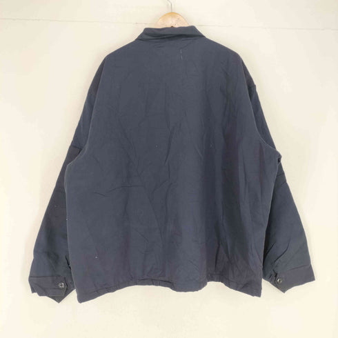裏地キルティングジップブルゾン メンズ 3XL