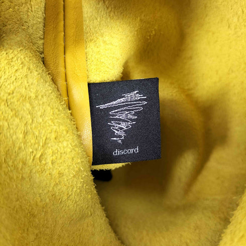 ディスコードヨウジヤマモト discord Yohji Yamamoto 23AW Tetra Yellow テトラポット バッグ メンズ