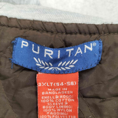 ピューリタン PURITAN ジップアップ フーデッドシャツ ジャケット メンズ 3XLT