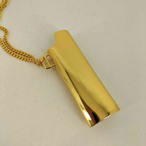 アンブッシュ AMBUSH LOGO LIGHTER CASE NEC - GOLD メンズ ONE SIZE
