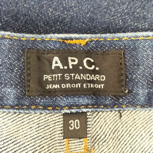 アーペーセー A.P.C. PETIT STANDARD JEAN DROIT ETROIT テーパードデニムパンツ メンズ US:30-31