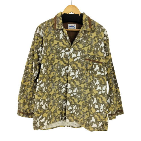 MOHAWK 香港製 ペイズリーシャモア パジャマシャツ メンズ import:XL