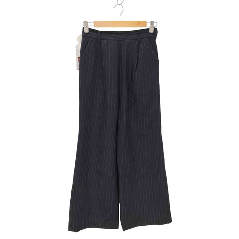 イエナ IENA ウールストライプ ワイドパンツ レディース JPN:38