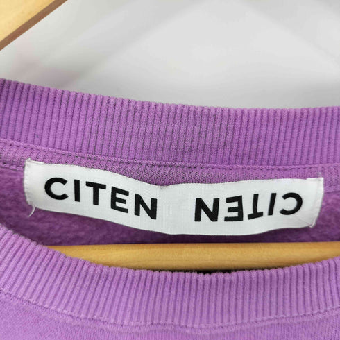 シテン CITEN 起毛裏毛 クロップド スウェット レディース FREE