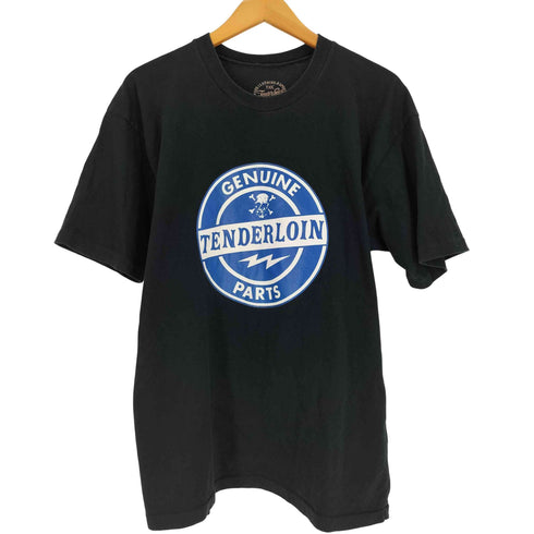 テンダーロイン TENDERLOIN TEE GENUINE PARTS サークル スカル サンダー プリント クルーネック Tシャツ メンズ JPN:L